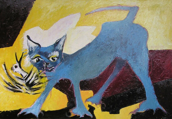 Photo de l'oeuvre 747 - Le chat et l'oiseau