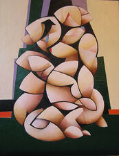 710 - Couple enlacé