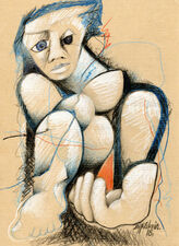 949 - Personnage assis