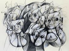 1058 - Quatre violonistes